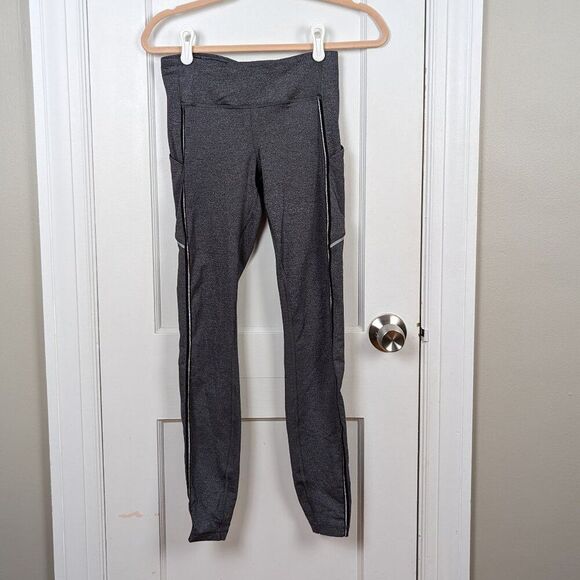 Lululemon | Grey Reflective Speed Up Tight Legging Size 6 - Picture 1 of 9